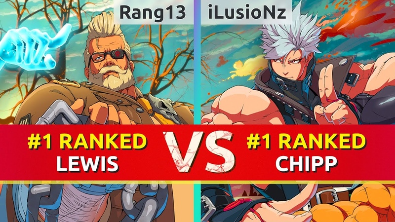 GGST Rang13 (, 1 Ranked Goldlewis) vs i Lusio Nz (, 1 Ranked Chipp). High Level