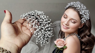 Be amazed!    Make a DIY bridal crown with simple tools at home (profitable and fun)