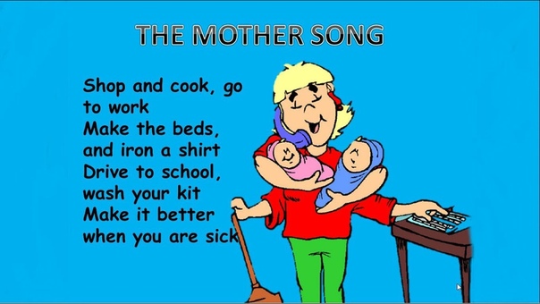 The mother song for children. Auto translate