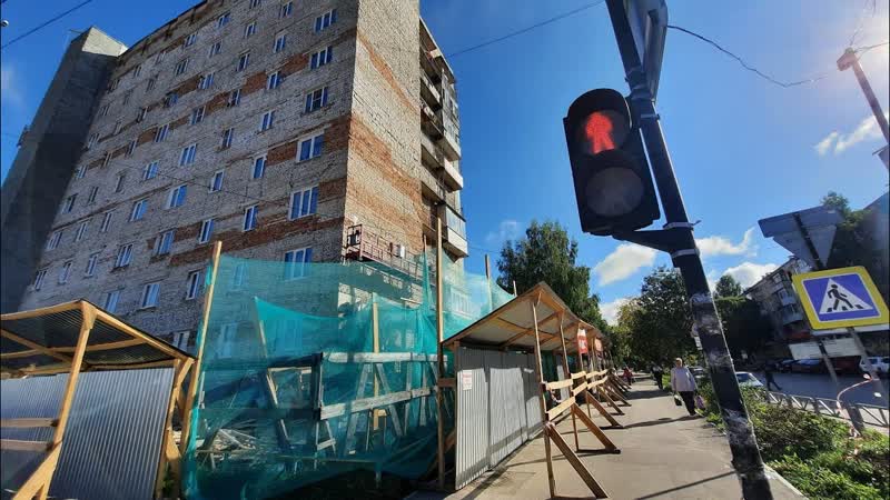г. Лысьва, ул. Смышляева, 40. Подготовка к монтажу