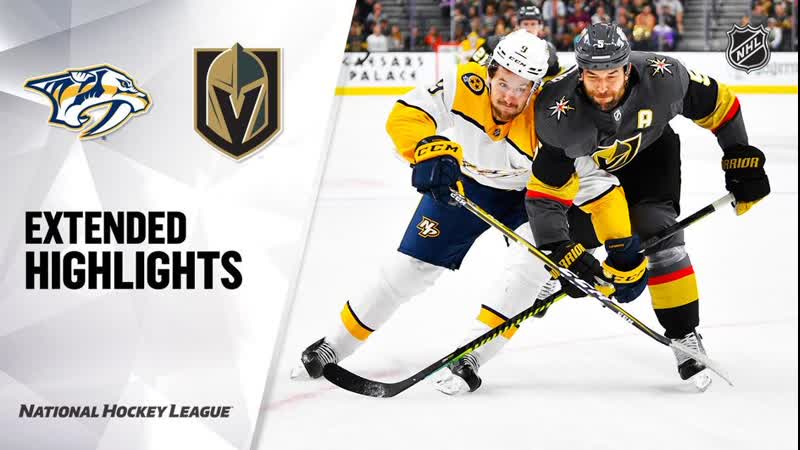 Nashville Predators vs Vegas Golden Knights Oct 15, 2019 HIGHLIGHTS