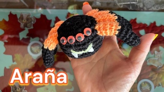 Aprende a tejer una #araa  #halloween paso a paso tutorial #crochet (subttulos)
