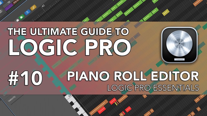 Logic Pro, 10 Piano Roll Editor, MIDI Edit