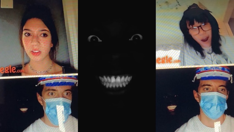 SOMEONE IS BEHIND YOU Black man white teeth Omegle ( Part