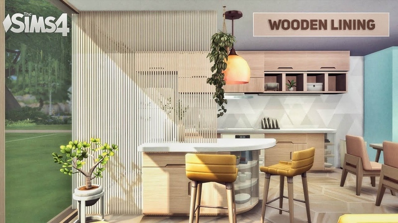 Wooden Lining, Types Tricks ( No CC) the Sims 4