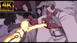 Naruto and Sasuke vs Momoshiki 4K - Boruto Movie Version