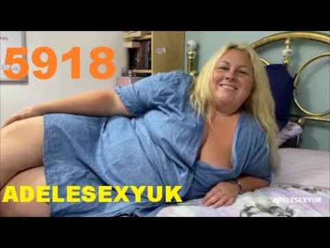 STAY HOME WITH BBW ADELESEXYUK TRYING ON A WRAP DRESS FROM