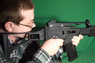 Airsoft gun review : WE Tech : G39C : Gas Blowback Rifle (H&K G36C replica)