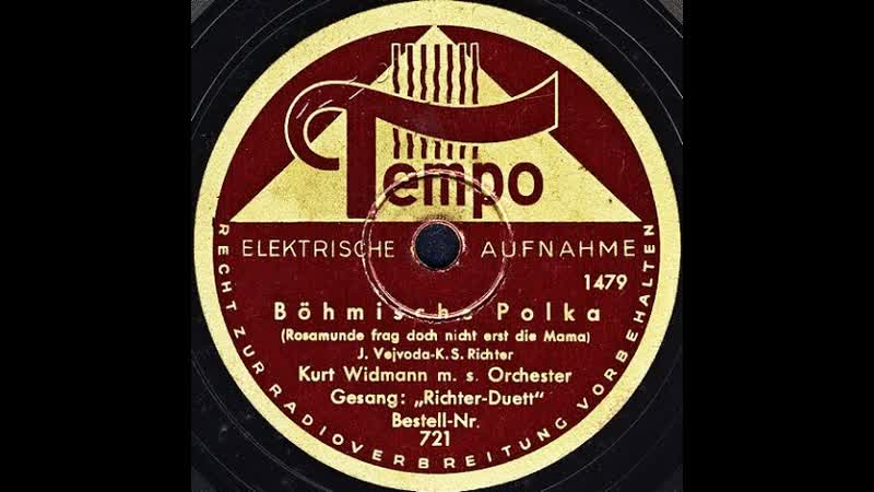 Böhmische Polka ( Rosamunde frag doch nicht erst die Mama) Kurt Widmann m. s.