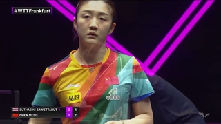 Suthasini Sawettabut vs Chen Meng | WS R32 | WTT Champions Frankfurt 2023