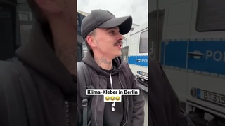 Klima-Kleber in Berlin #police #fyp #afd #shorts