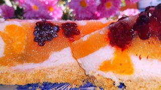 Быстрый фруктовый торт без выпечки. Вкусно и Просто