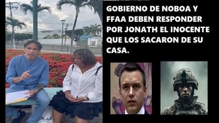 Pedro Granja militares le dan vire al pueblo inocente