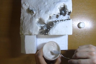 Зимняя диорама 1.4 (Основа, стены, полы) / Winter Diorama 1.4