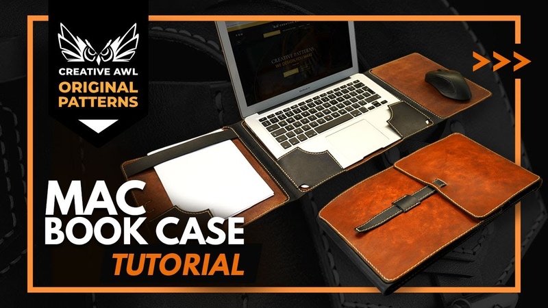 How to make leather Macbook Case. Laptop case
