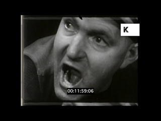 1950s UK, Longwall Coal Mining, Fuel Industry, 16mm