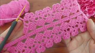 FANTASTIC You will love the very easy crochet work baby bandana #crochet #knitting Knitting Love