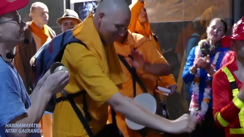 Harinamayatra Nitay Gauranga 2017 Экстрим на карнавале Extreme at the