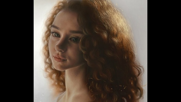Curly girl by Elena