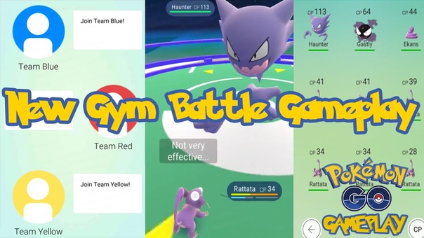 Pokemon Go New Gym Battle