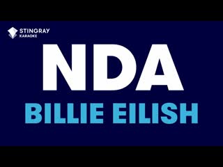 Billie Eilish - NDA (Karaoke with Lyrics)