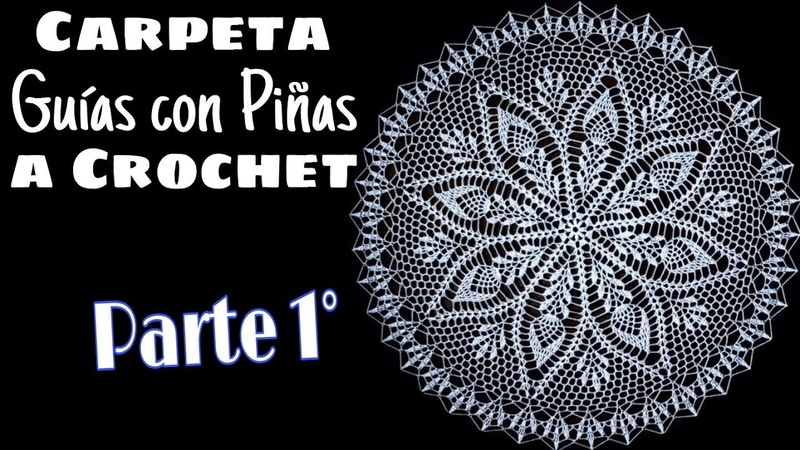 Carpeta Guías con Piñas a Crochet. Parte 1 (55