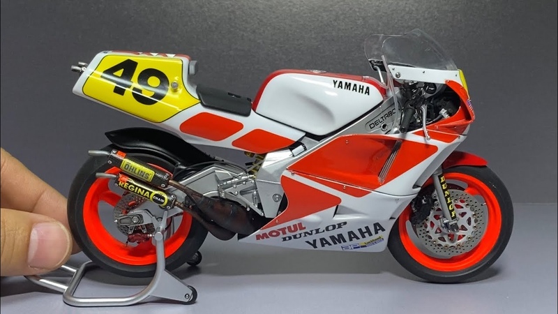 YAMAHA YZR500 (0 WA8) TEAM ROBERTS 1989 야마하 바이크 하세가와 프라모델 제작기 Hasegawa