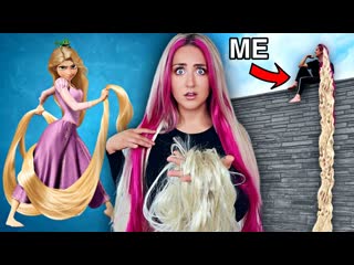 I Survived in the Worlds LONGEST HAIR EXTENSIONS