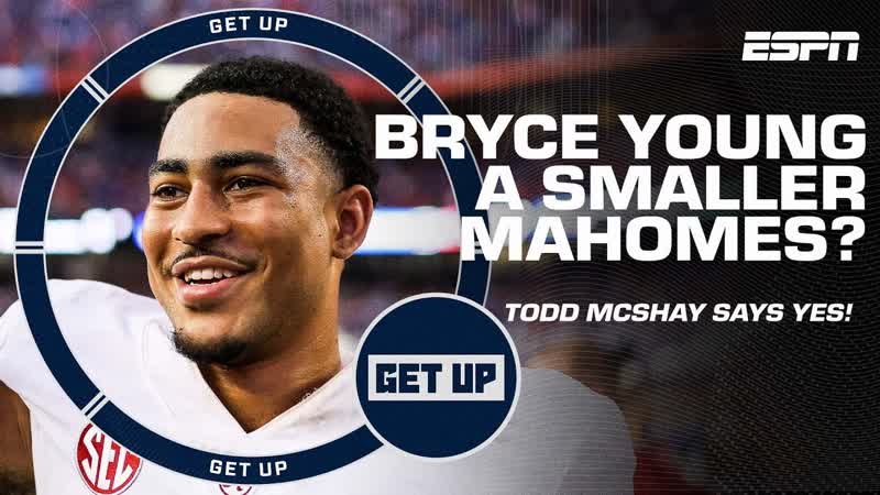 Bryce Young a smaller Patrick Mahomes Todd Mc Shay explains why hes No. 1 on his mock draft 2.