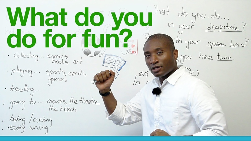 Learn English What do you do for