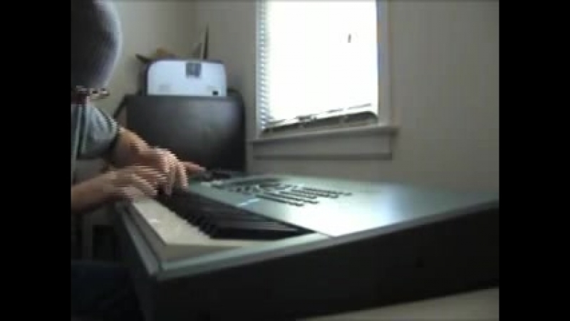 Ronald Jenkees messin with a guitar