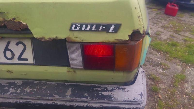 VW Golf Mk1 first start after 20