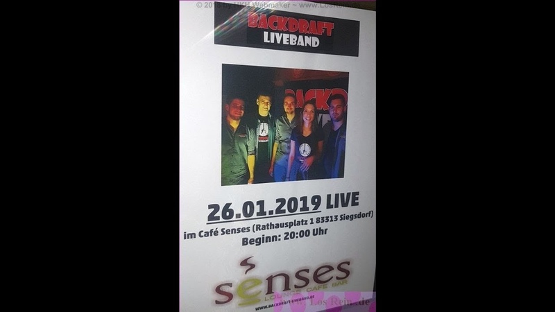 Backdraft LIVE II Cafe Bar Lounge Senses by HKH