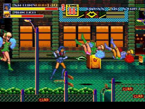 Streets of Rage 2 Sailor Moon gens