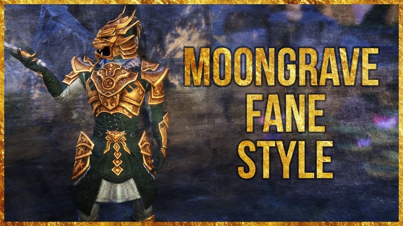 ESO Moongrave Fane Style Showcase of the Moongrave Fane Motif in The Elder Scrolls
