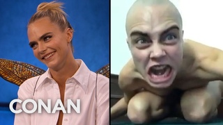 Cara Delevingne’s Spot-On Gollum Impression - CONAN on TBS