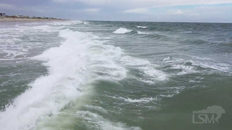 8 31 19 Amelia Island, Florida Bare Beaches Rough Surf ahead of