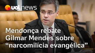 Mendonça rebate Gilmar Mendes sobre ’narcomilícia evangélica’; Sakamoto: ’Relação existe’