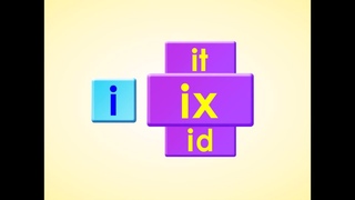 -it, -ix, -id l Short Vowel i l Word Chant l Phonics Monster