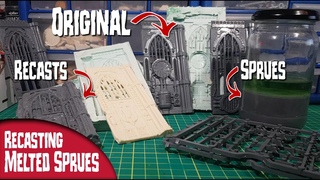 Melting Sprues to Recast as Warhammer 40k Parts - You Might Be Surprised