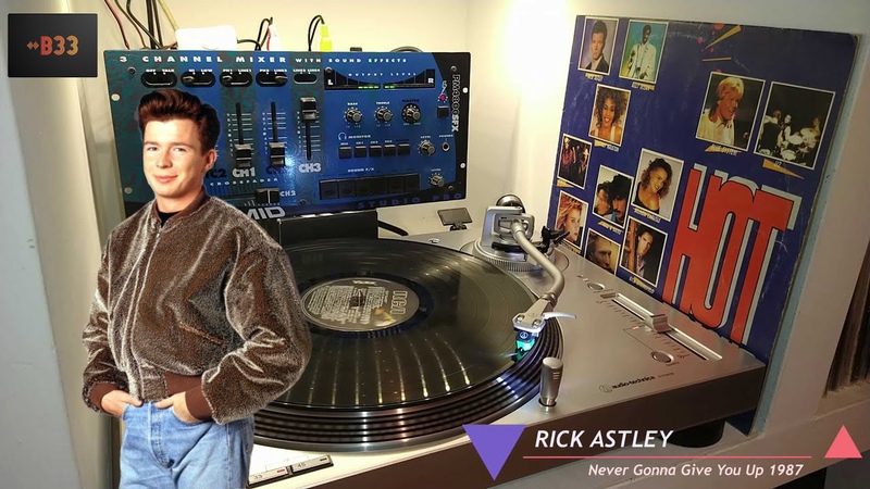 Rick Astley, Never Gonna Give You Up 1987, Sub. Español, lp Hit Hot Tracks