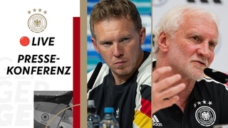 🎙️ Pressekonferenz der Nationalmannschaft mit Julian Nagelsmann, Rudi Völler und Bernd Neuendorf