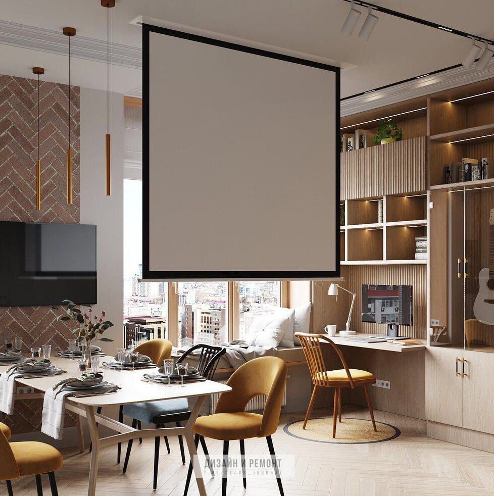 Квартира 104м² для семейной пары с сыном и котом.