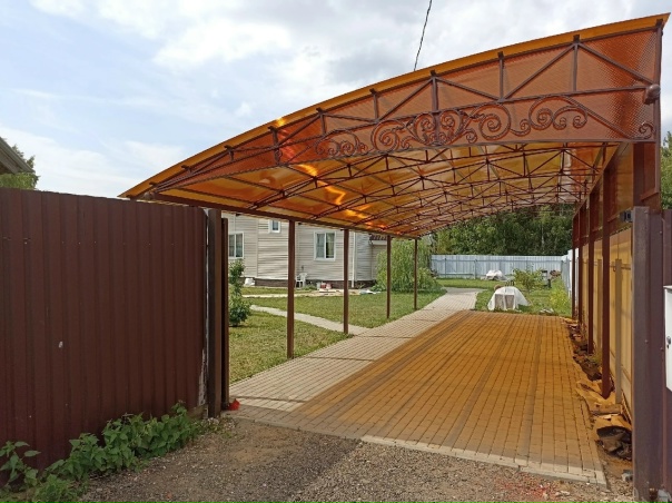 Производство НАВЕСОВ под авто,козырьки,заборы ,...