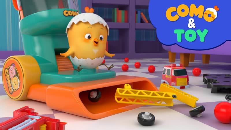 Como, Vacuum Cleaner , Learn colors and words, Cartoon video for kids, Como Kids