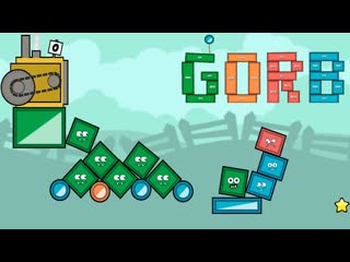 Blocks and Shapes #5 - Level 2 - Logic Puzzle Game, walkthrough. GORB - Shoot down stars.
