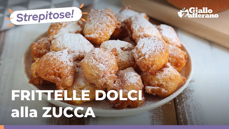 FRITTELLE DOLCI di ZUCCA SENZA LIEVITAZIONE e SENZA