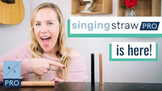 The Singing / Straw PRO is HERE! Straw Phonation for PRO Singers and Vocalists!