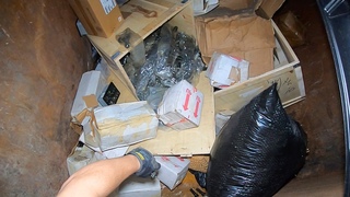 Dumpster Diving Army Tank Parts