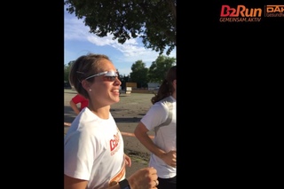 Magdalena Neuner beim B2Run Stuttgart